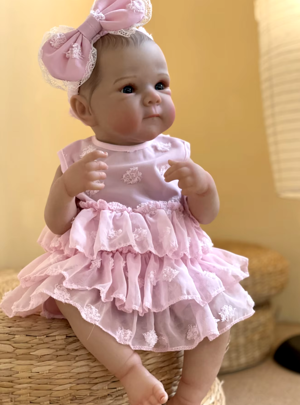 ”Bettie” – 45 cm Naturtrogen Reborn-bebisdocka