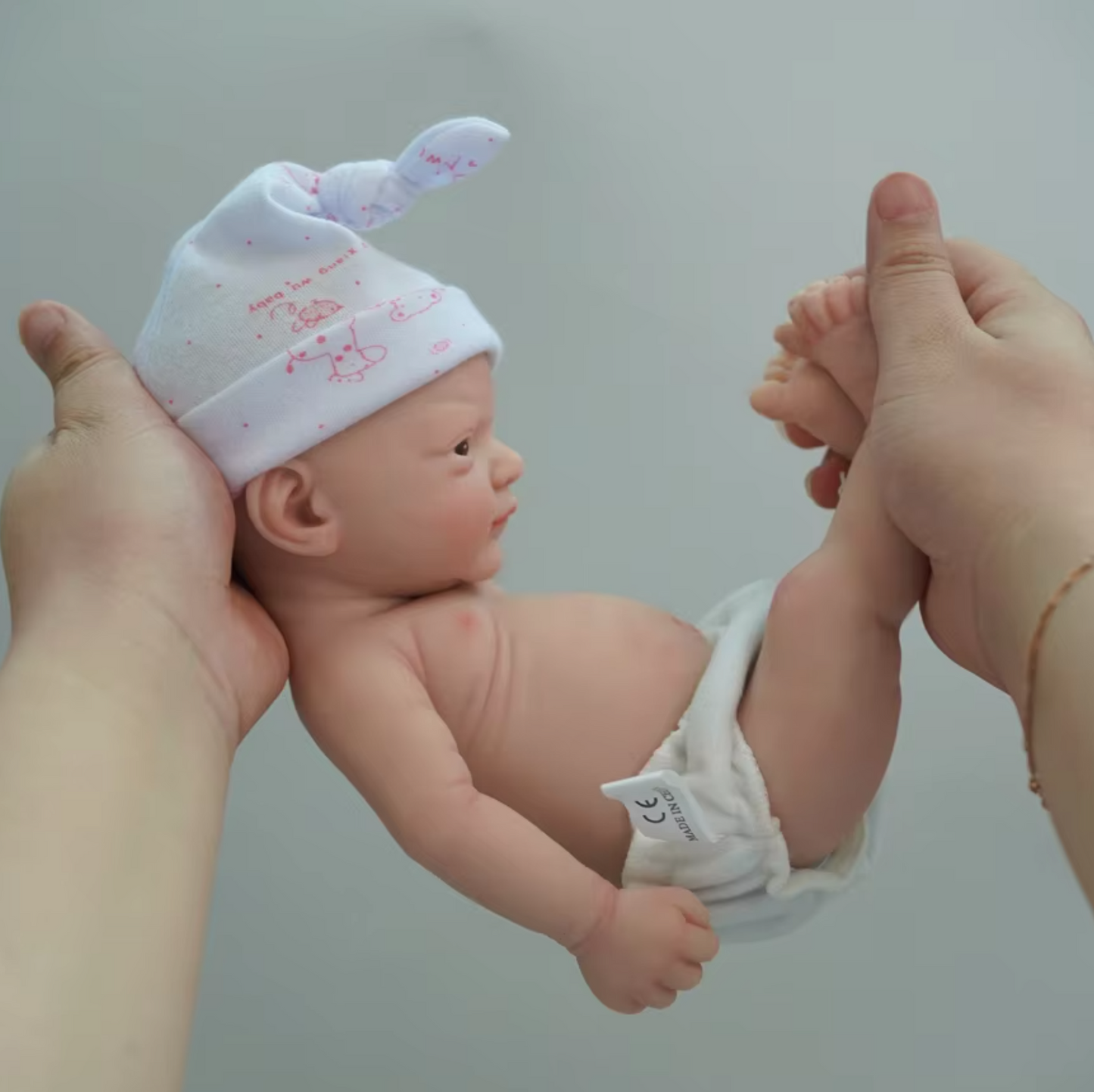 "Luna" & "Toby" – Micro Preemie Hyperrealistiska Silikondockor – Perfekta Barnvänliga Lekkamrater