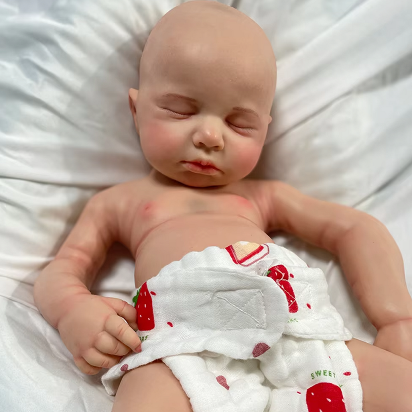 "Ella" – 51 cm Helkropps-Silikon Reborn-docka med Handmålade Detaljer