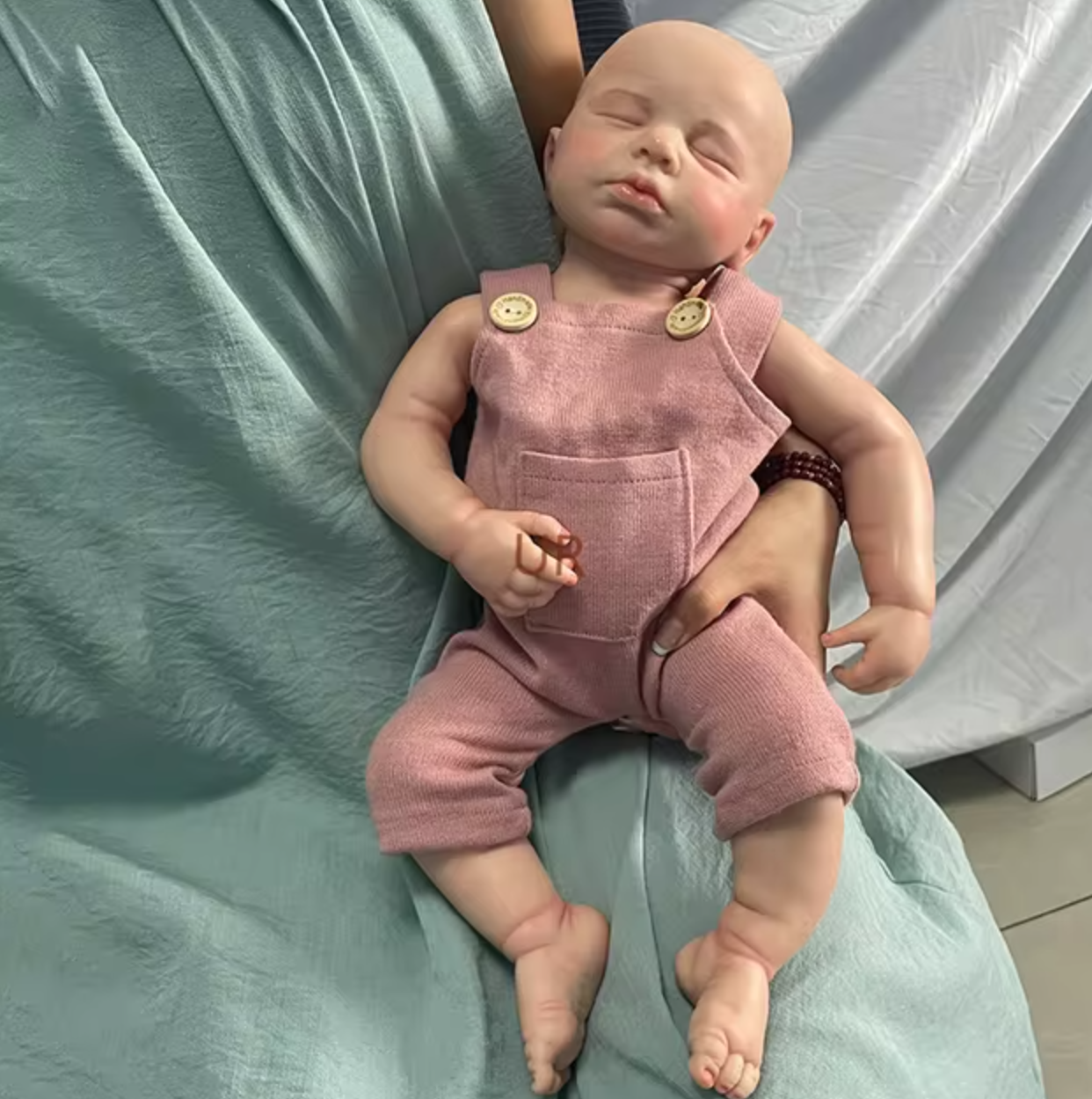 "Ella" – 51 cm Helkropps-Silikon Reborn-docka med Handmålade Detaljer
