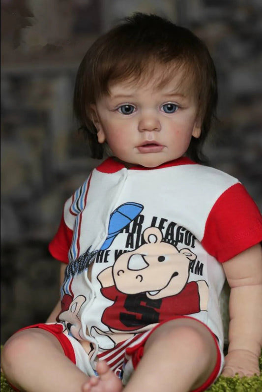 "Logan" – Mjuk & Naturtrogen 61 cm Reborn-docka med Verklighetstrogna Detaljer