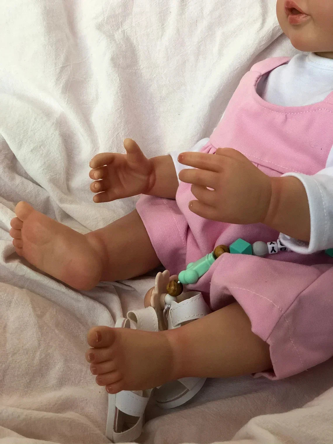 Prinsessans Babyflicka – 55 cm Naturtrogen Bebisdocka, Perfekt för Lek och Gåvor