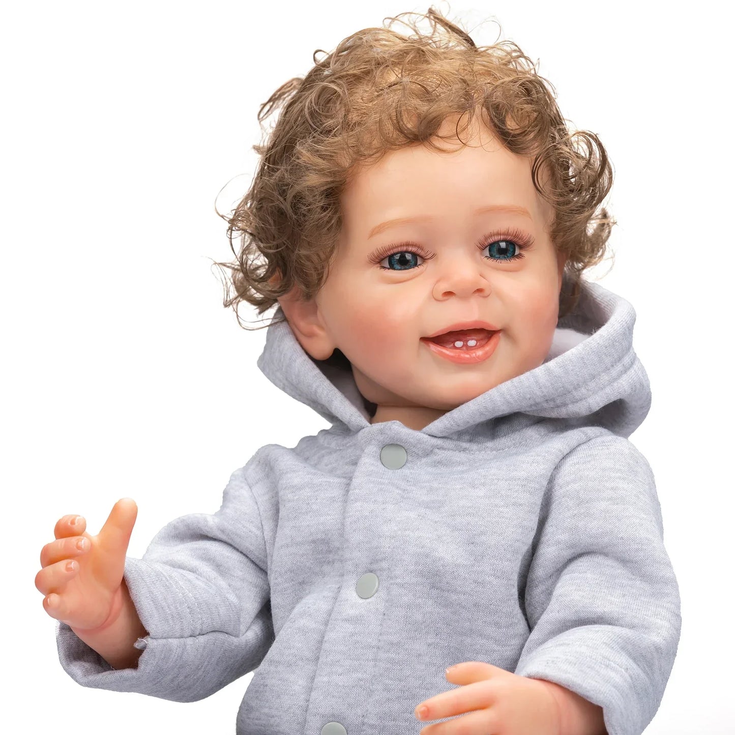 "Noah" – Real Touch 55 cm Mjuk Silikon Reborn Baby Pojkdocka