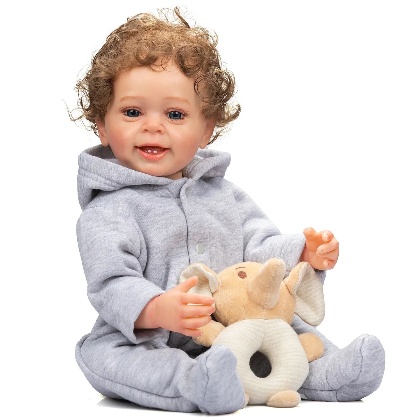 "Noah" – Real Touch 55 cm Mjuk Silikon Reborn Baby Pojkdocka