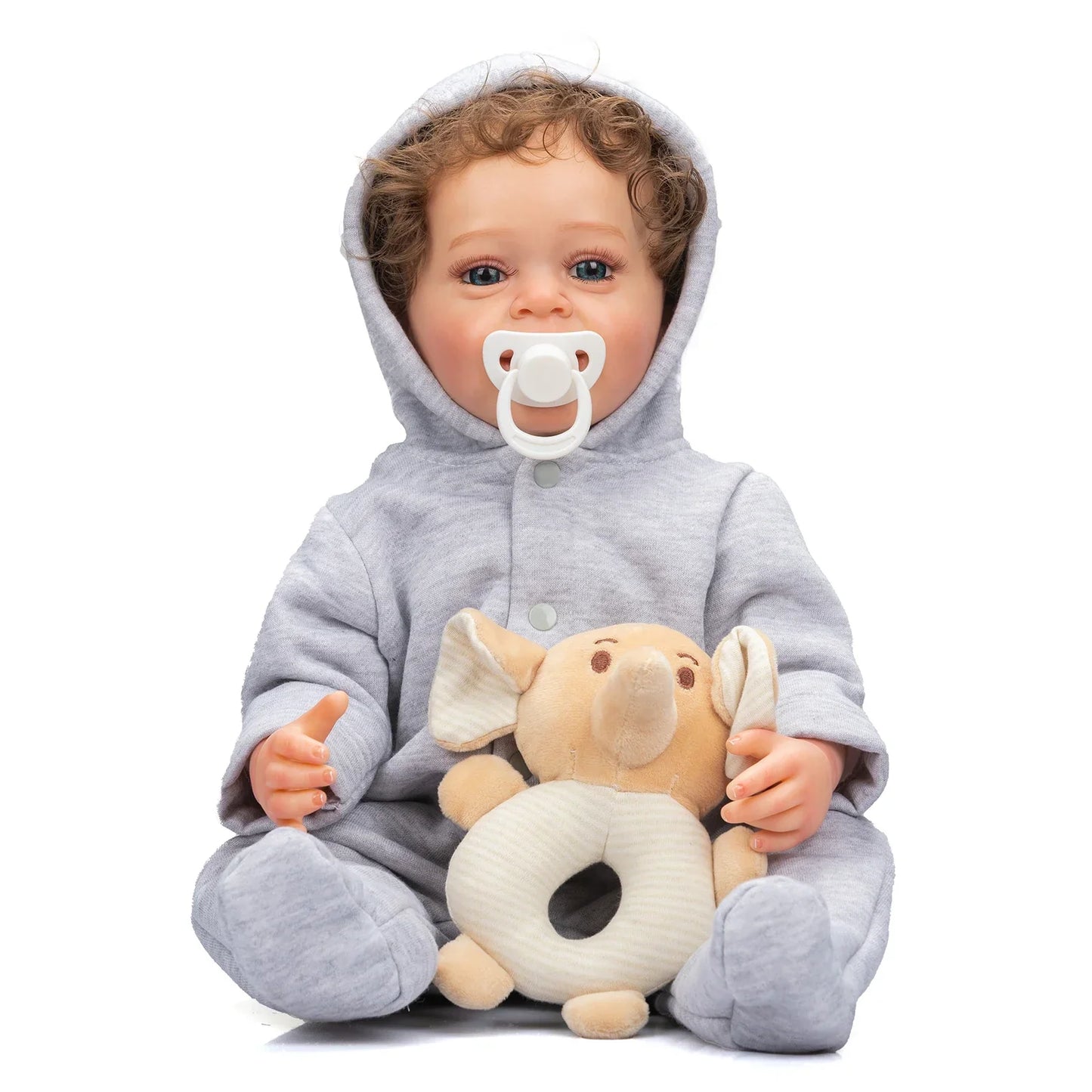 "Noah" – Real Touch 55 cm Mjuk Silikon Reborn Baby Pojkdocka