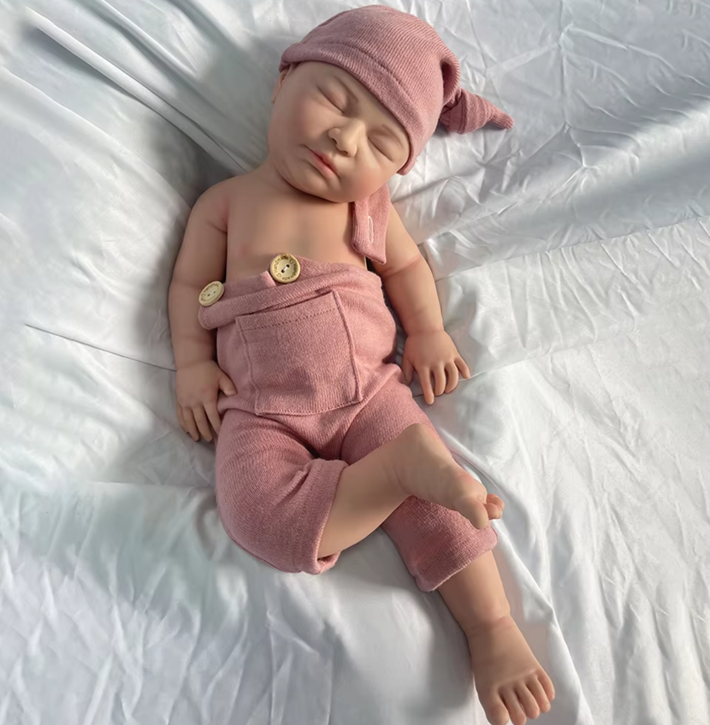 "Sophie" – Den Förtrollande 56 cm Helkropps-Silikon Reborn–Din Naturtrogna Julmirakel
