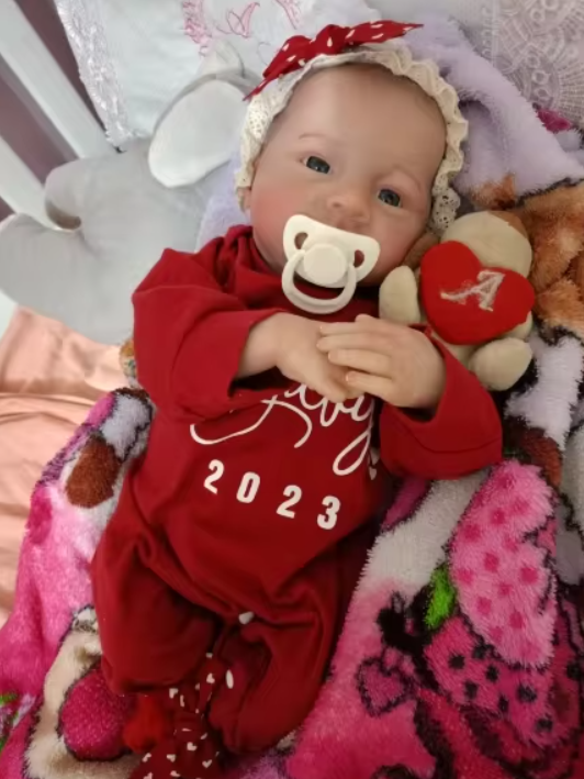 Lisa Nyfödd Silikon Reborn Baby docka