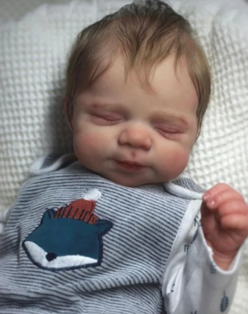 Pascale – Den Sovande Nyfödda Reborn-dockan på 48 cm