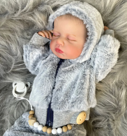 Tvättbar nyfödd baby reborn docka