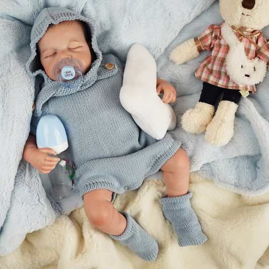Archie – 43 cm bedårande Reborn bebispojke med mjuk gosig kropp