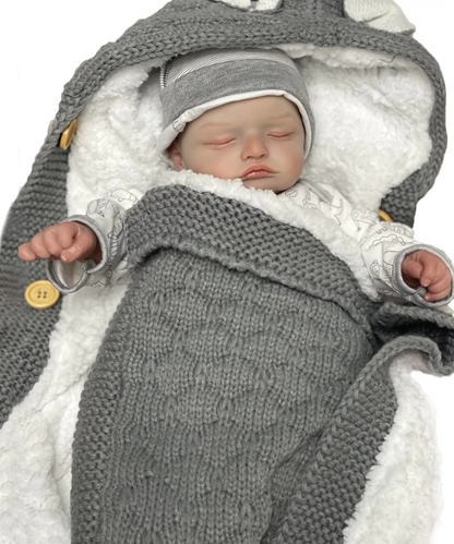 Aurelia – 46 cm bedårande verklighetstrogen Reborn bebisdocka med mjuk gosig kropp