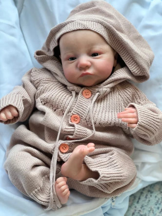 Lisa Nyfödd Silikon Reborn Baby docka